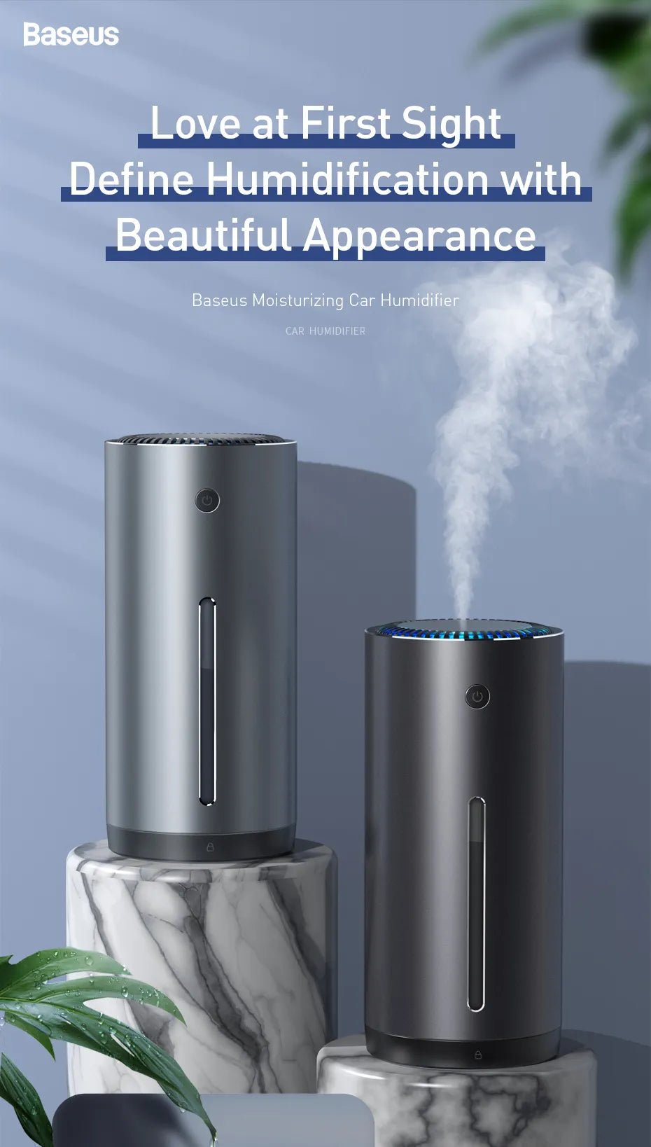 Humidificador para coche mejorando la calidad del aire del habitáculo